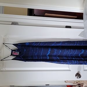 100% Silk cinnamon maxi dress